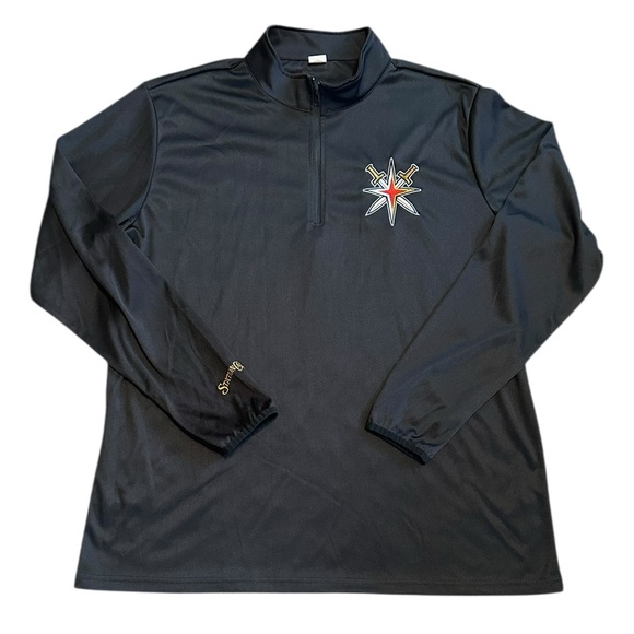 Las Vegas Knights Other - LAS VEGAS KNIGHTS black 1/4 zip long sleeve pullover shirt size XL - NWOT!